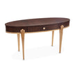 Michael Amini Camellia Field Caramel Vanity Desk