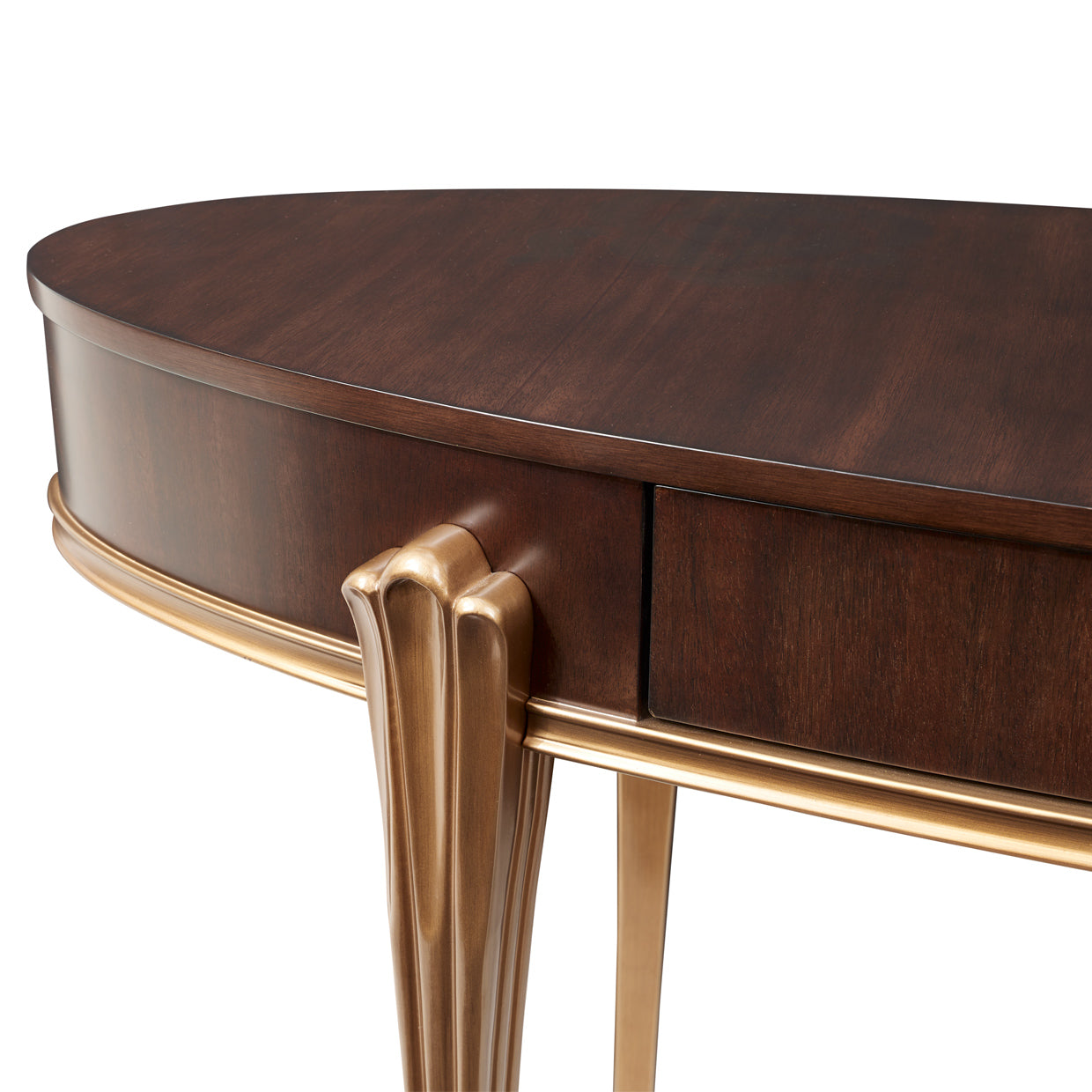 Michael Amini Camellia Field Caramel Vanity Desk