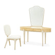 Michael Amini Camellia Field Caramel Vanity w Mirror & Chair