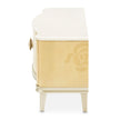 Michael Amini Camellia Field Caramel Media Cabinet