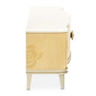 Michael Amini Camellia Field Caramel Media Cabinet