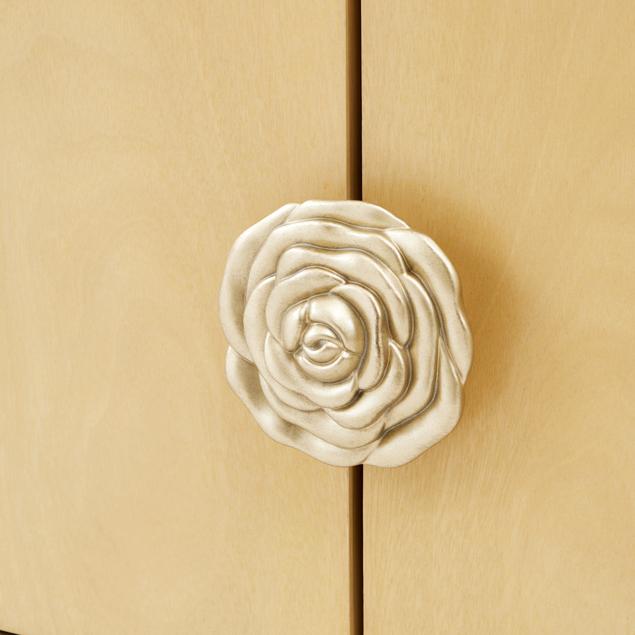 Michael Amini Camellia Field Caramel Media Cabinet