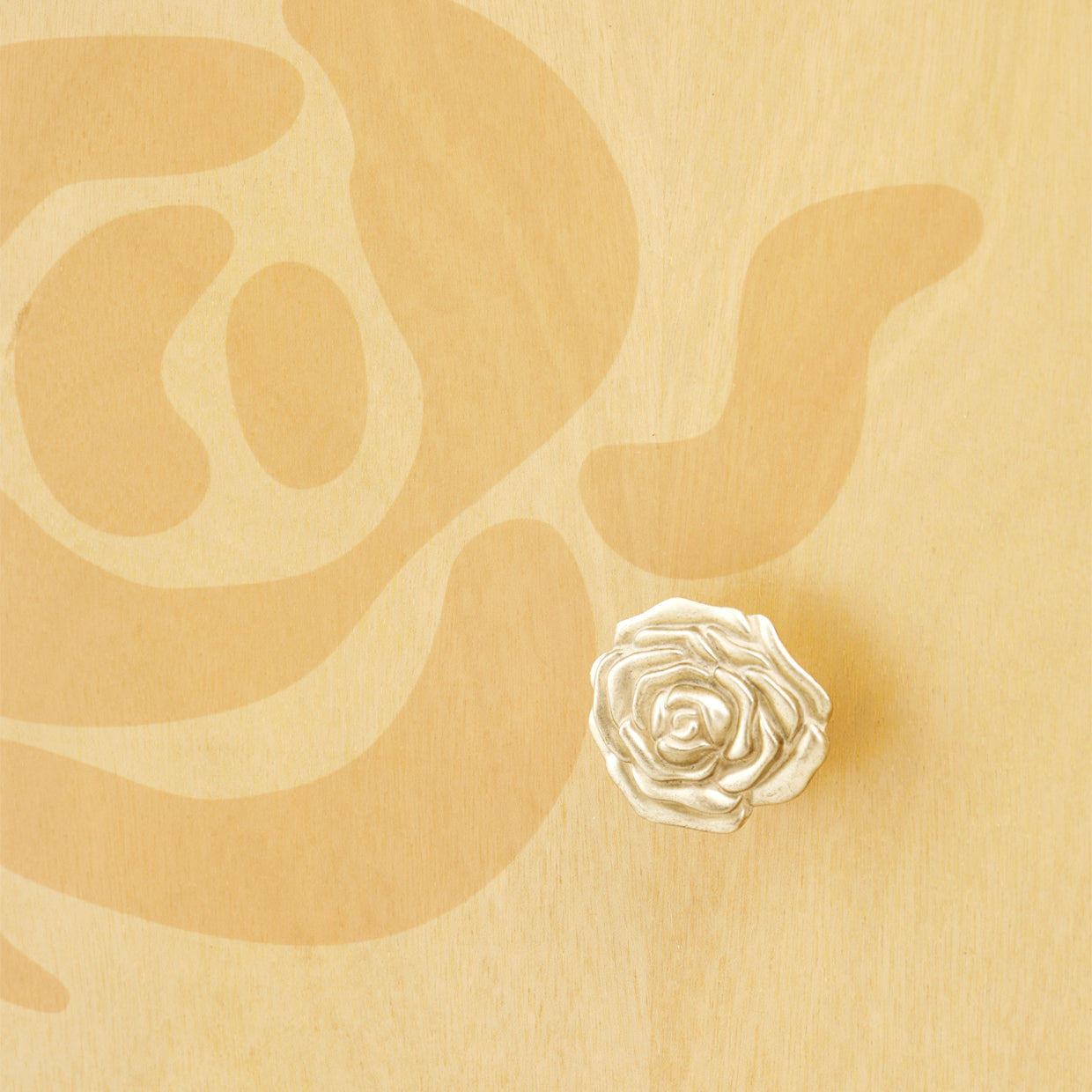 Michael Amini Camellia Field Caramel Media Cabinet