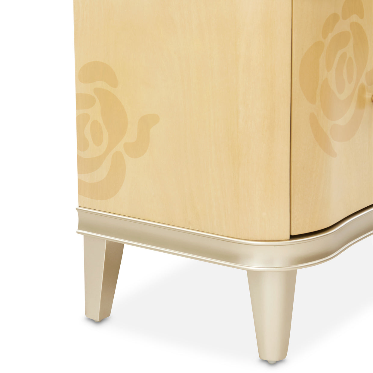 Michael Amini Camellia Field Caramel Media Cabinet