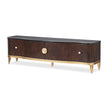 Michael Amini Camellia Field Caramel Media Cabinet