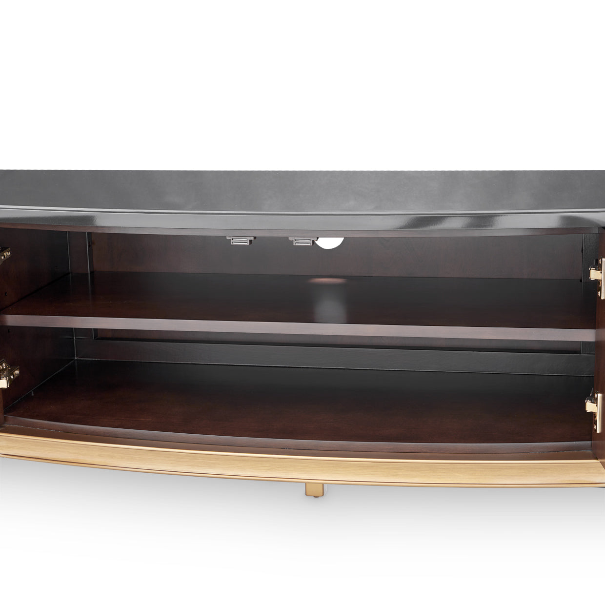 Michael Amini Camellia Field Caramel Media Cabinet