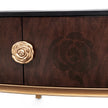 Michael Amini Camellia Field Caramel Media Cabinet