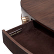 Michael Amini Camellia Field Caramel Oval Cocktail Table