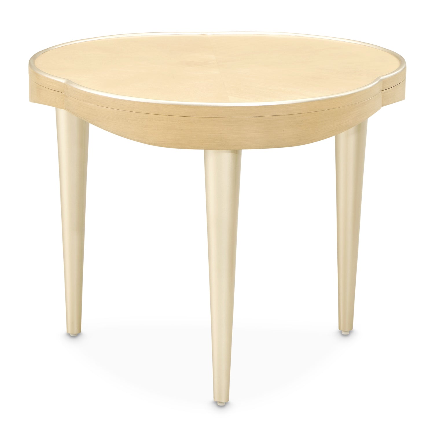 Michael Amini Camellia Field End Table - Caramel