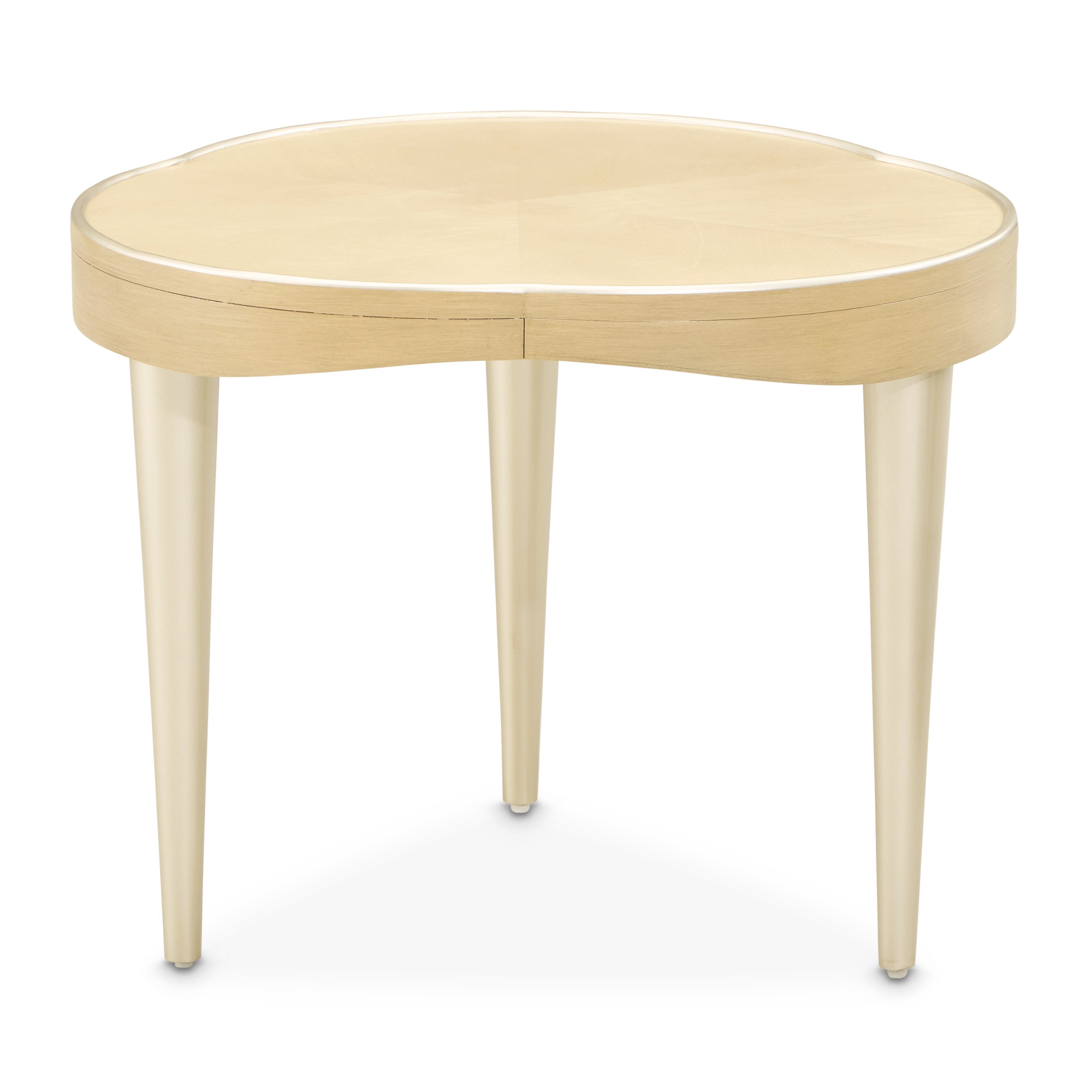 Michael Amini Camellia Field End Table - Caramel