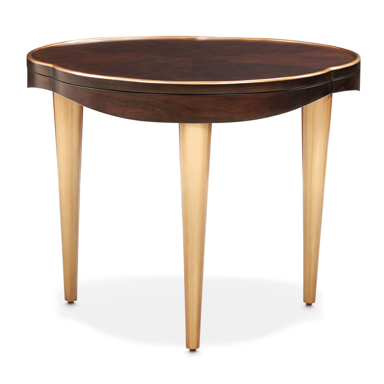 Michael Amini Camellia Field Caramel End Table