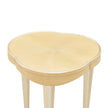 Michael Amini Camellia Field Caramel Chairside Table