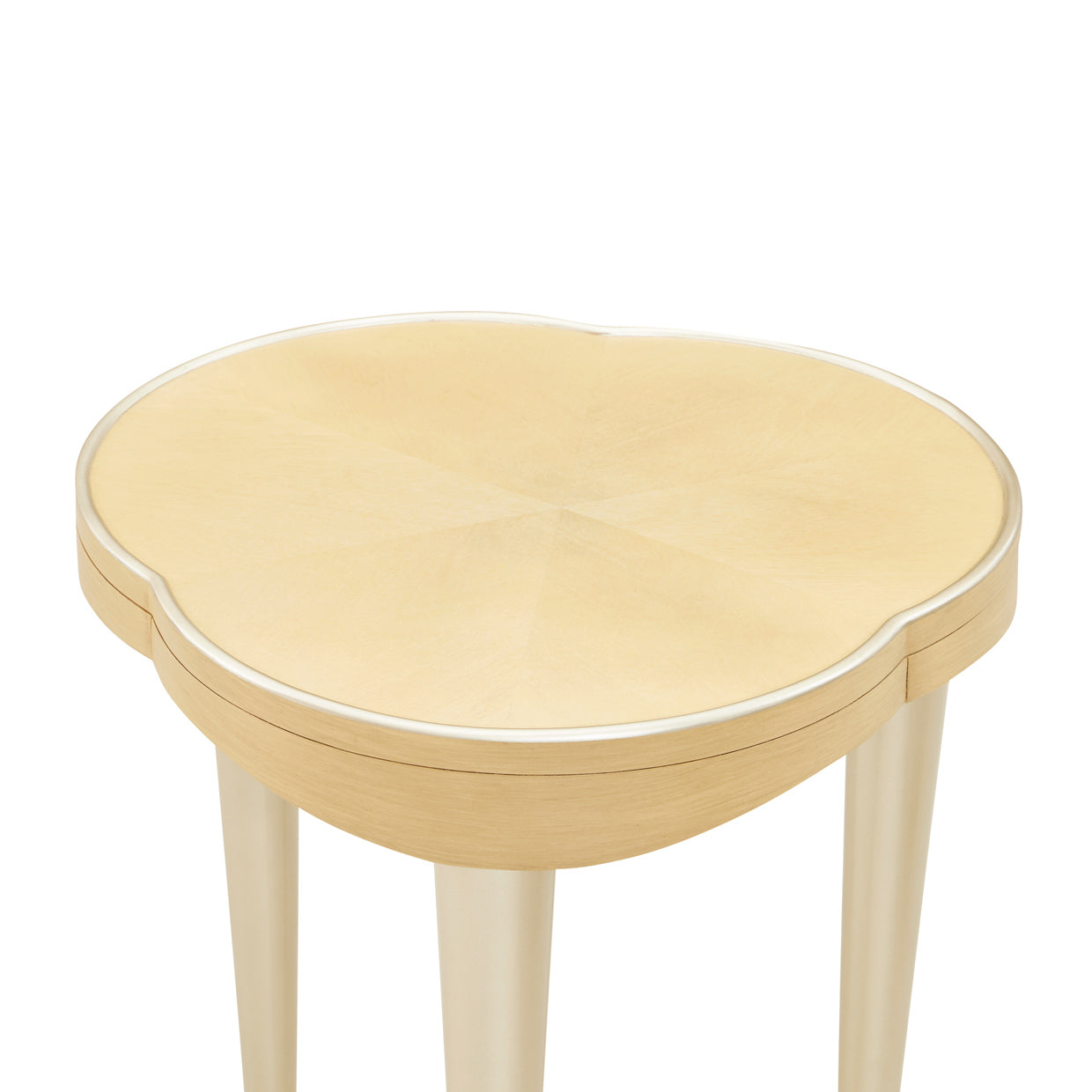 Michael Amini Camellia Field Caramel Chairside Table