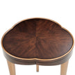 Michael Amini Camellia Field Caramel Chairside Table