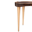 Michael Amini Camellia Field Caramel Chairside Table