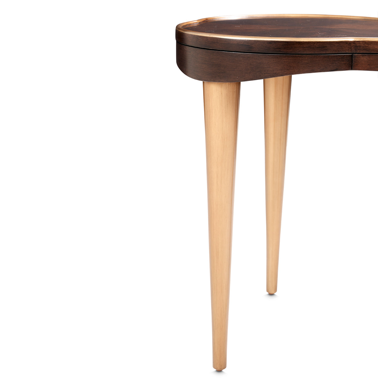 Michael Amini Camellia Field Caramel Chairside Table