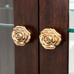 Michael Amini Camellia Field Caramel Display Cabinet