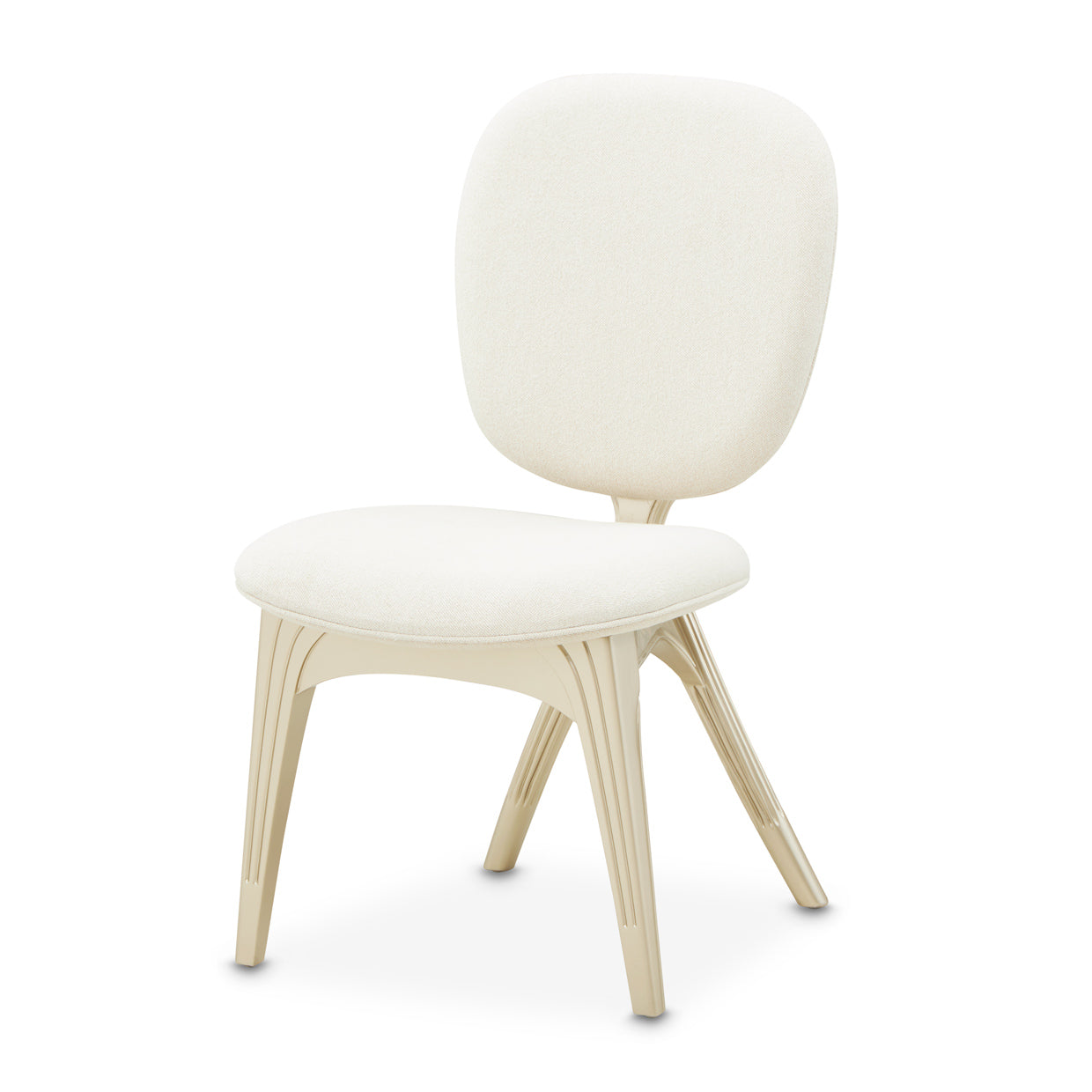 Michael Amini Camellia Field Caramel Vanity Chair