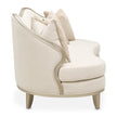 Michael Amini Camellia Field Caramel Sofa Cornsilk Caramel