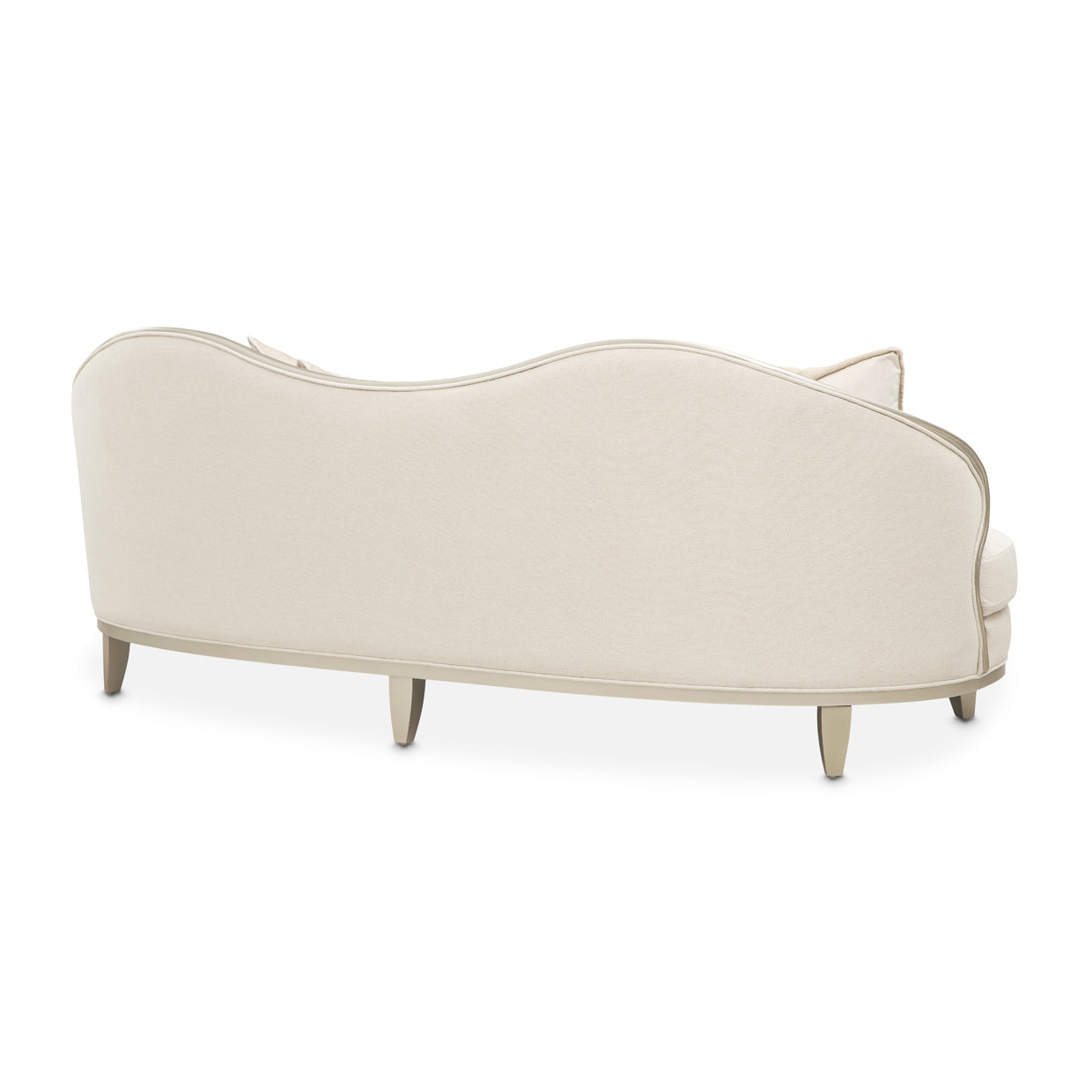 Michael Amini Camellia Field Caramel Sofa Cornsilk Caramel