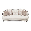 Michael Amini Camellia Field Caramel Sofa Cornsilk Caramel