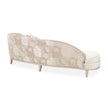 Michael Amini Camellia Field Caramel Asymmetrical Sofa Cornsilk Caramel
