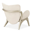 Michael Amini Camellia Field Caramel Accent Chair Ivory Caramel