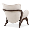 Michael Amini Camellia Field Caramel Accent Chair Ivory Caramel