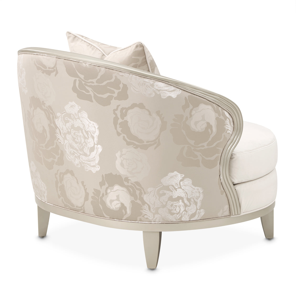 Michael Amini Camellia Field Caramel Matching Chair Cornsilk Caramel