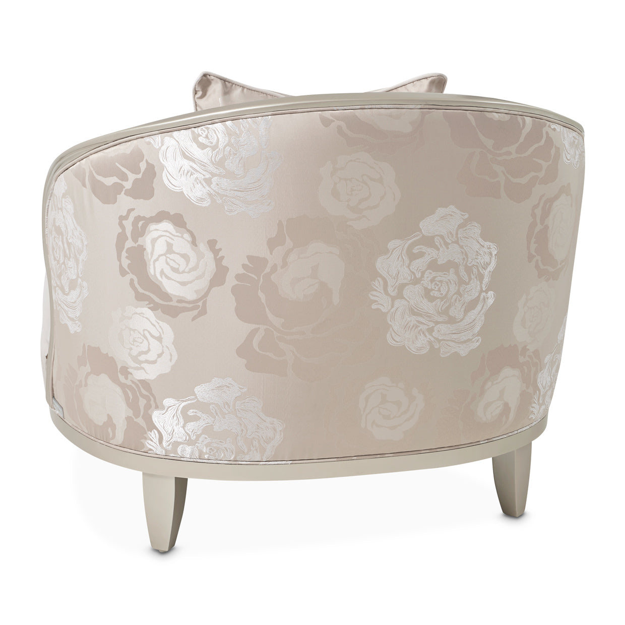 Michael Amini Camellia Field Caramel Matching Chair Cornsilk Caramel