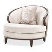 Michael Amini Camellia Field Caramel Matching Chair Cornsilk Caramel