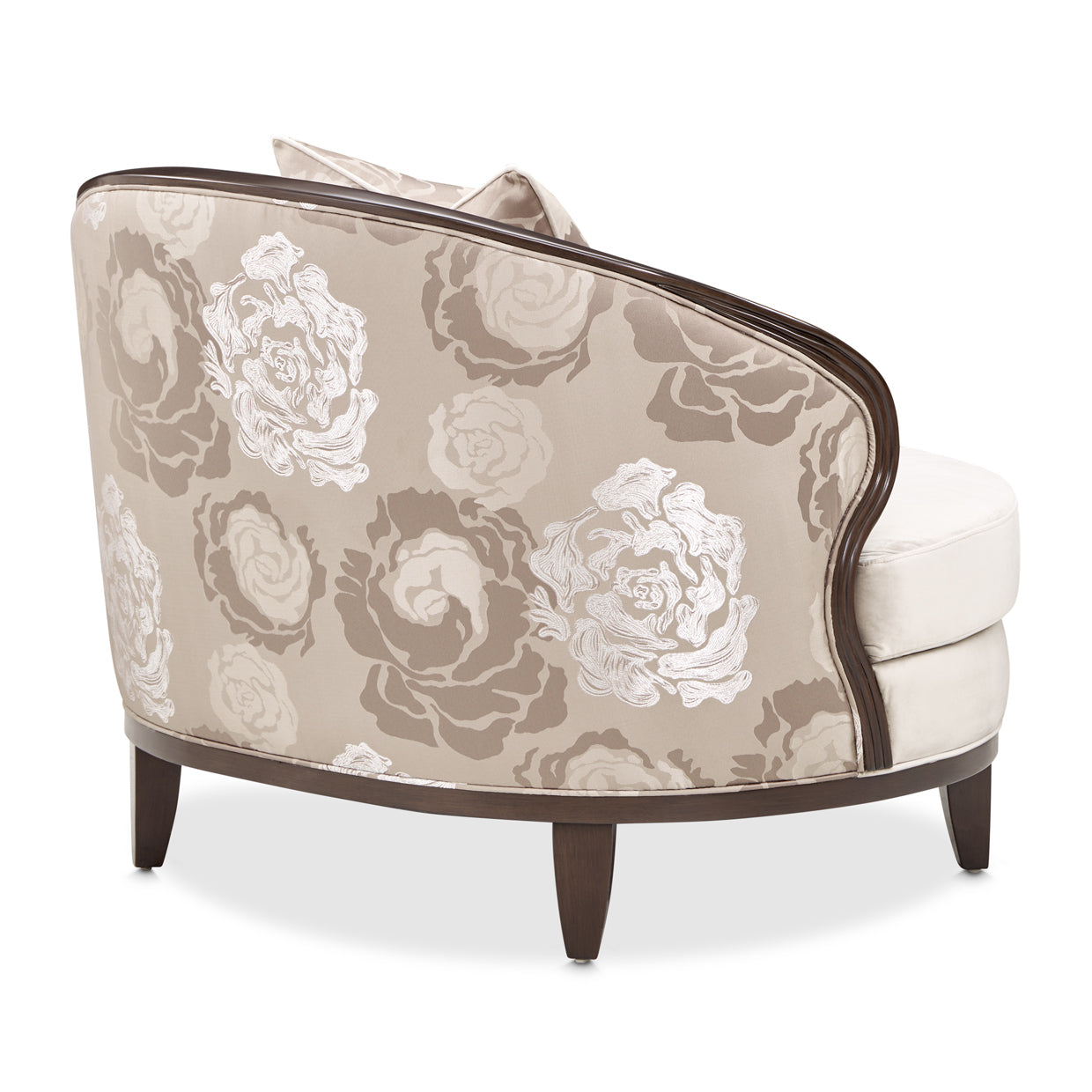 Michael Amini Camellia Field Caramel Matching Chair Cornsilk Caramel
