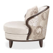 Michael Amini Camellia Field Caramel Matching Chair Cornsilk Caramel