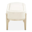 Michael Amini Camellia Field Caramel Accent Bench
