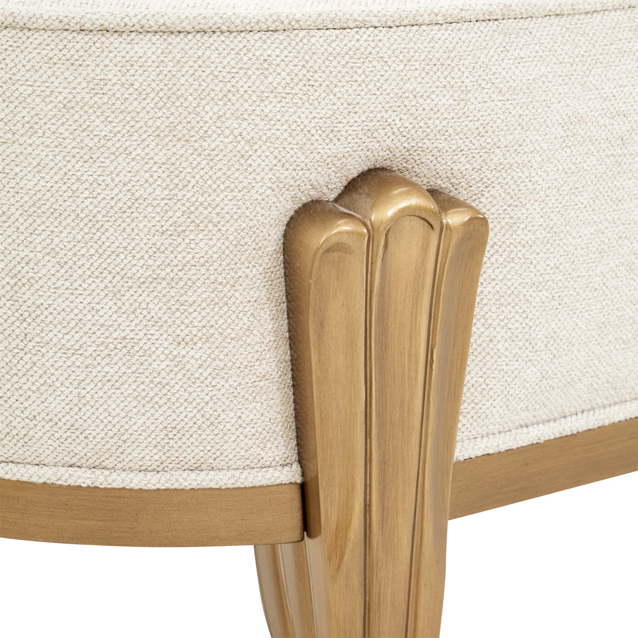Michael Amini Camellia Field Caramel Accent Bench