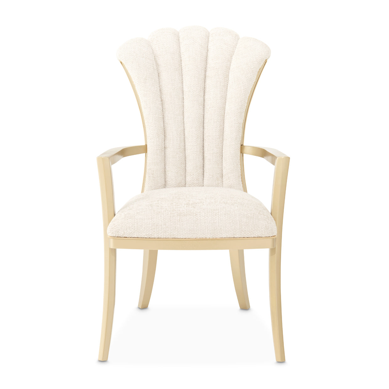 Michael Amini Fantosini Gold Dining Arm Chair - Set of 2