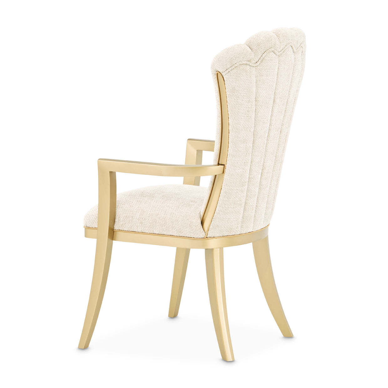 Michael Amini Fantosini Gold Dining Arm Chair - Set of 2