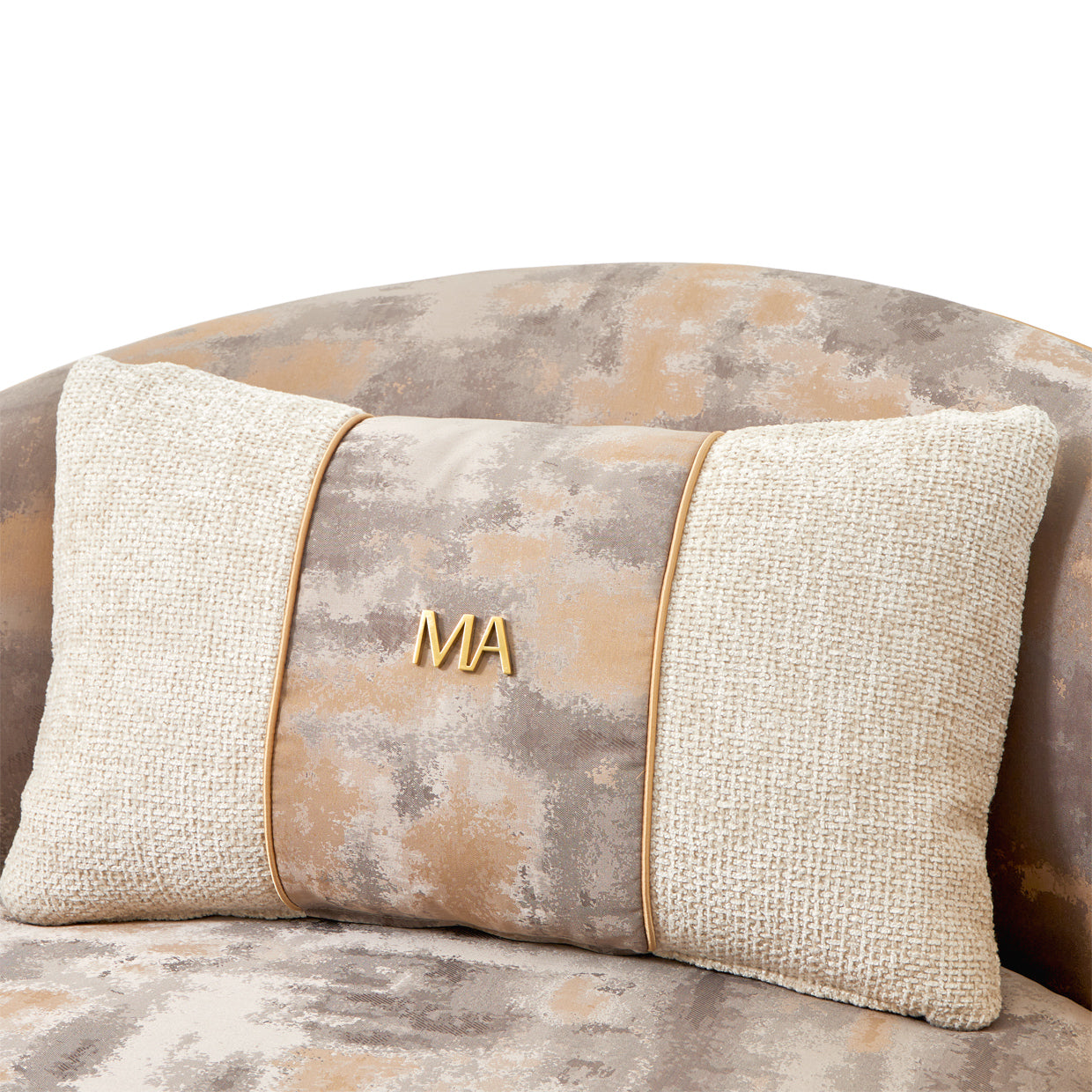 Michael Amini La Terrazza Accent Chair Light Champagne