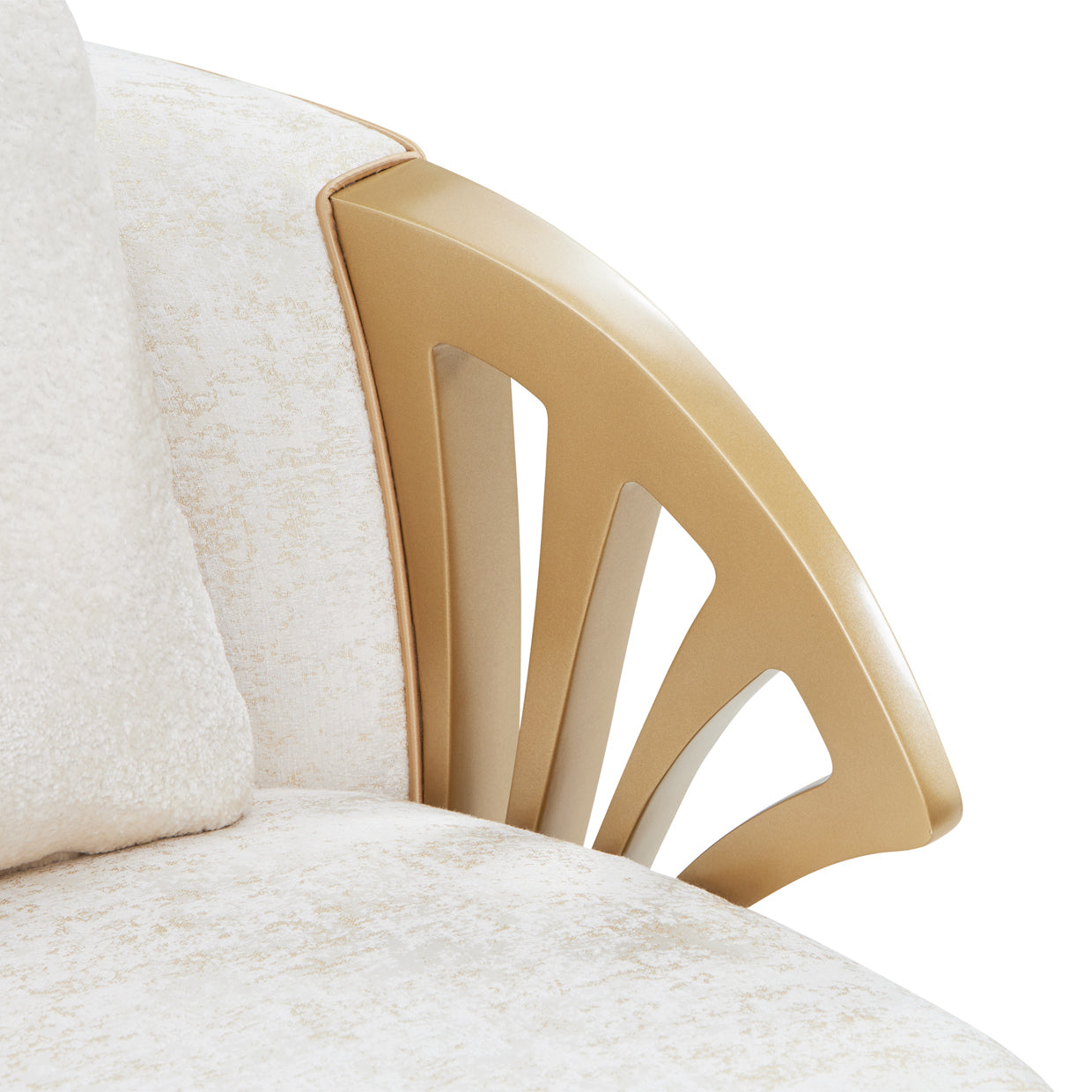 Michael Amini La Terrazza Accent Chair Light Champagne