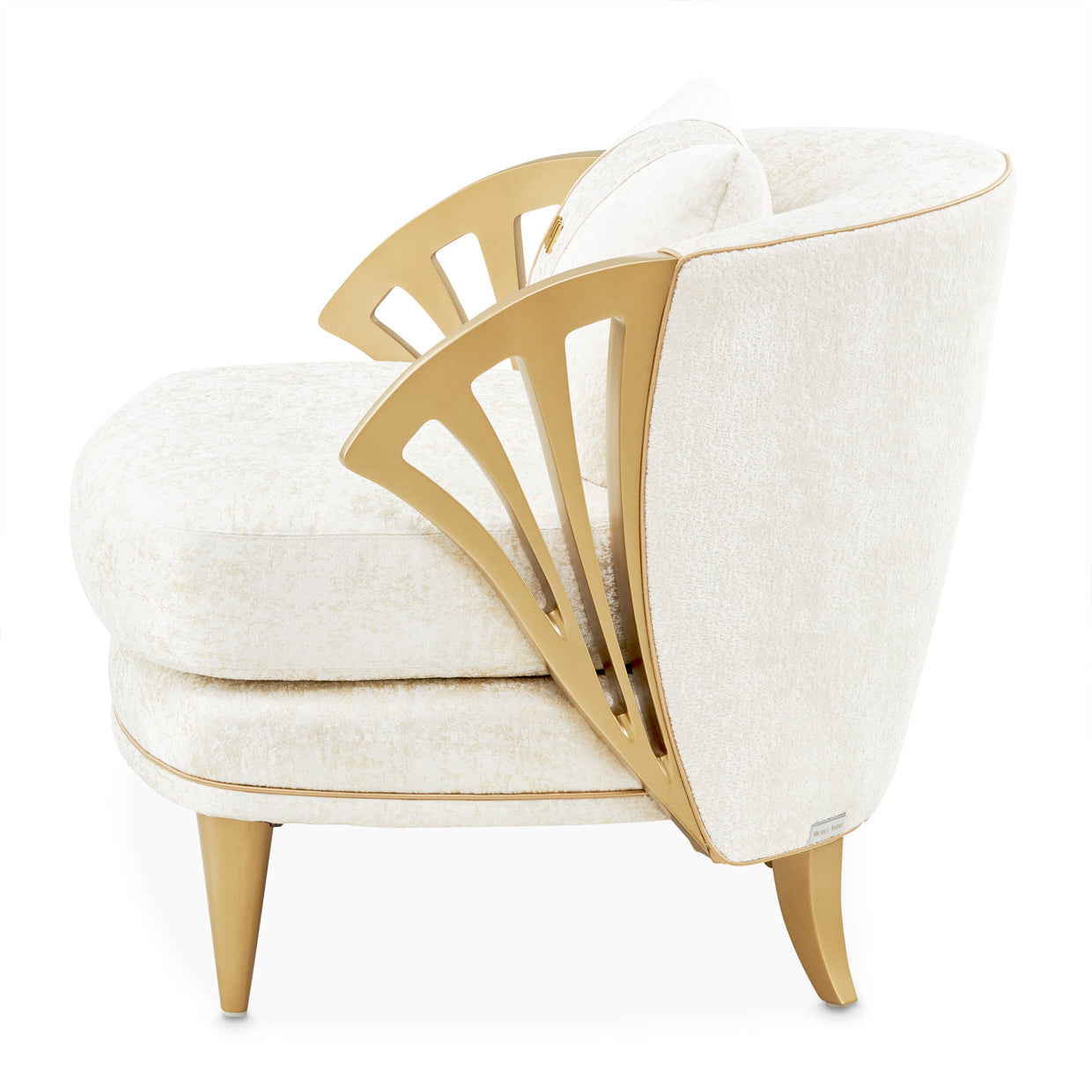 Michael Amini La Terrazza Accent Chair Light Champagne