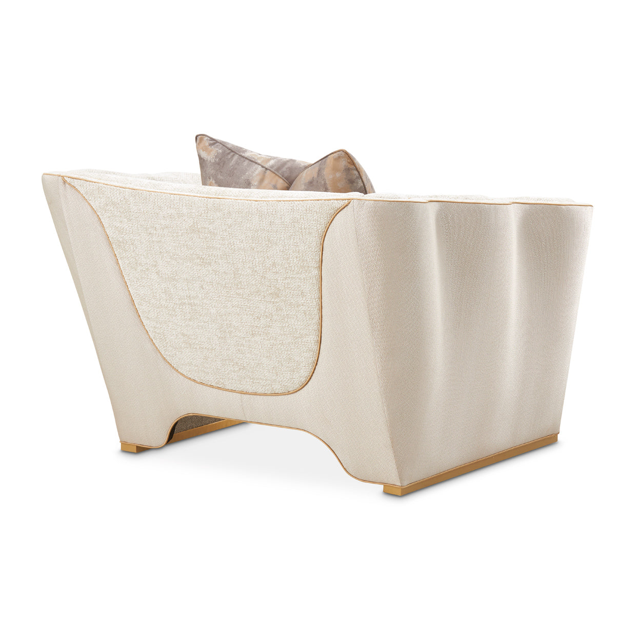 Michael Amini La Terrazza Matching Chair Light Champagne