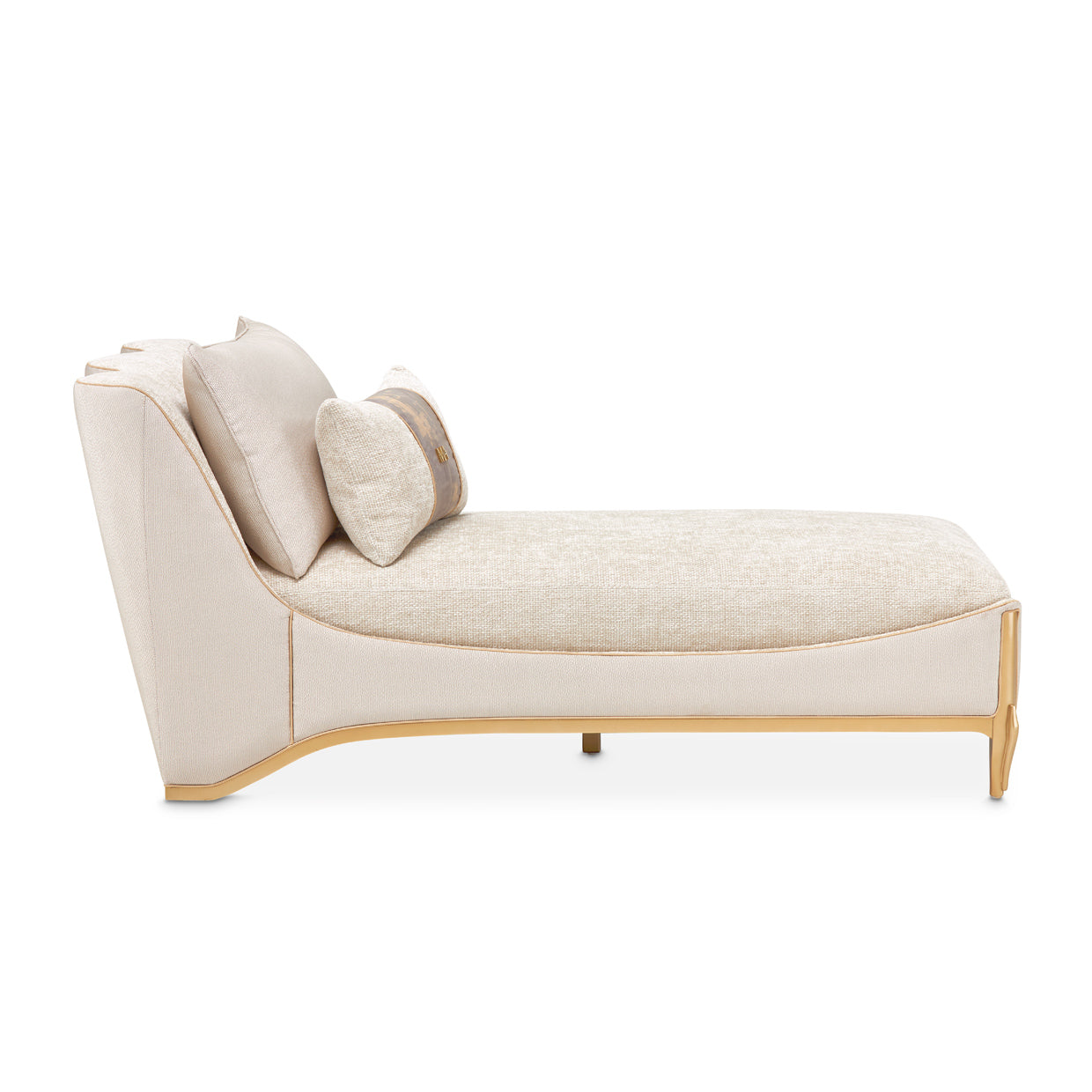 Michael Amini La Terrazza Chaise Light Champagne