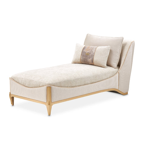 Michael Amini La Terrazza Chaise Light Champagne