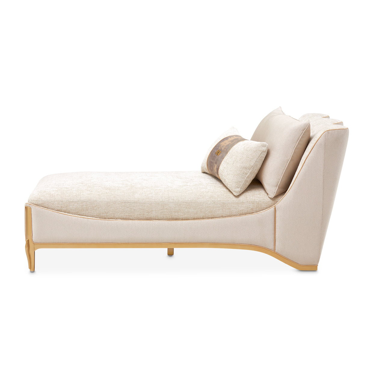 Michael Amini La Terrazza Chaise Light Champagne