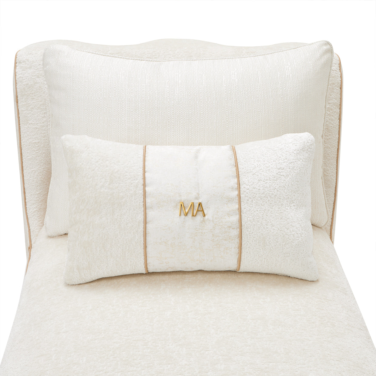Michael Amini La Terrazza Chaise Light Champagne