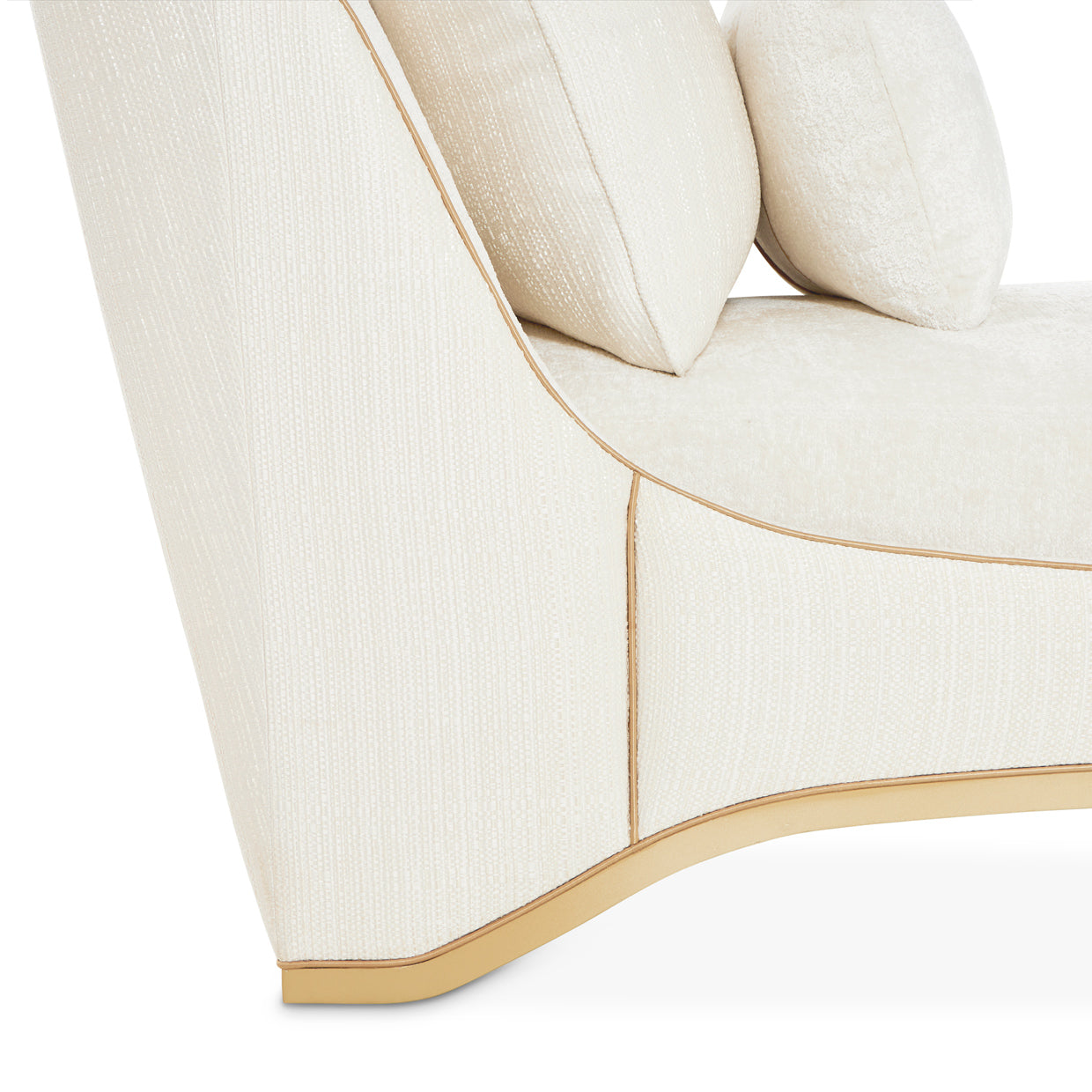 Michael Amini La Terrazza Chaise Light Champagne