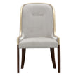 Michael Amini Houston Side Chair - Walnut