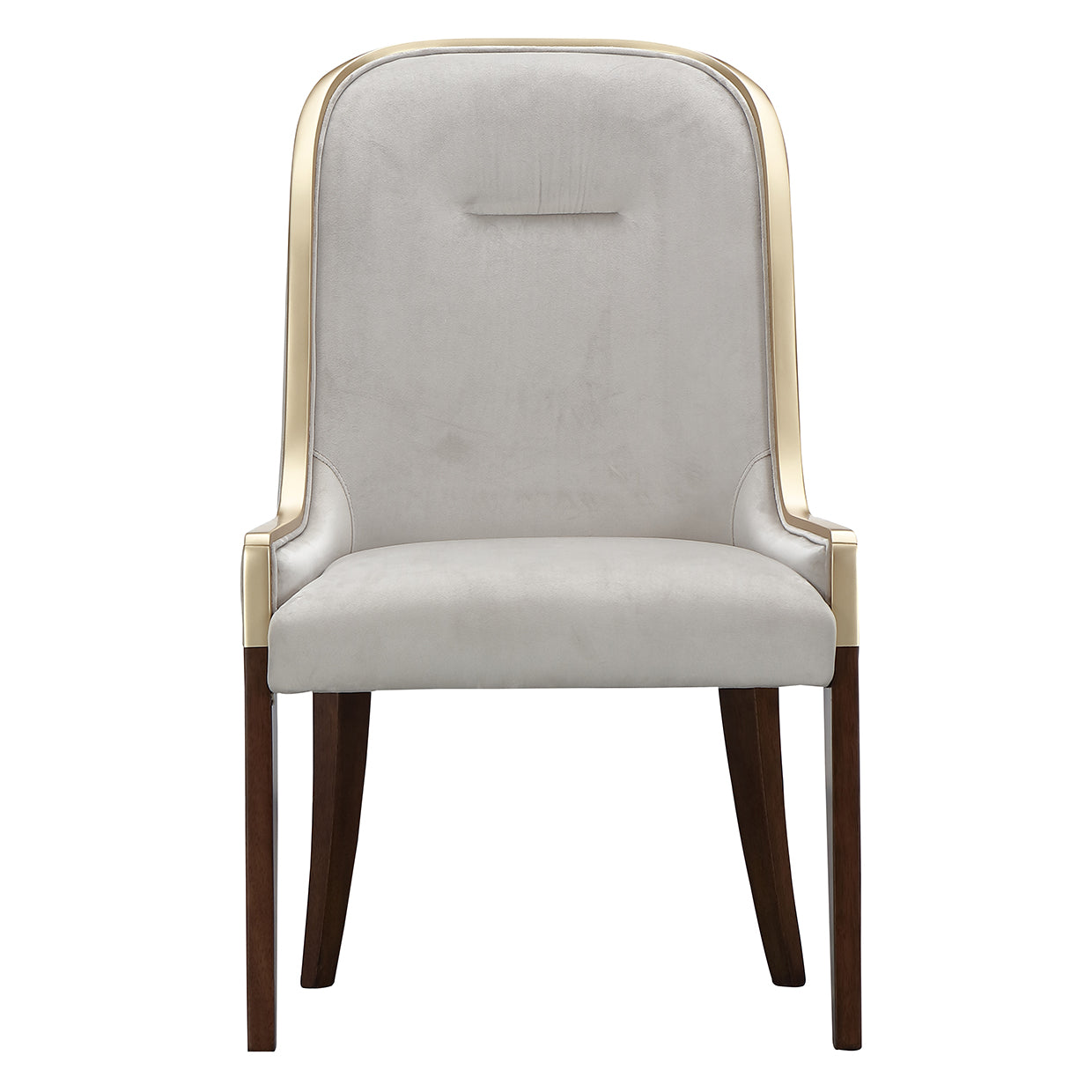 Michael Amini Houston Side Chair - Walnut