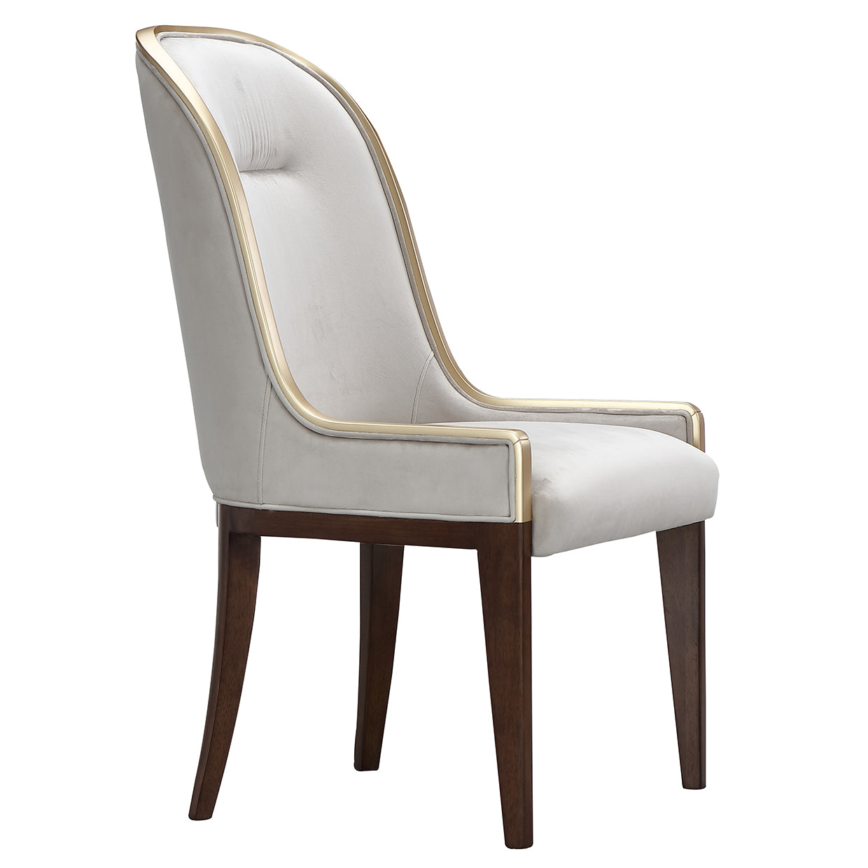 Michael Amini Houston Side Chair - Walnut