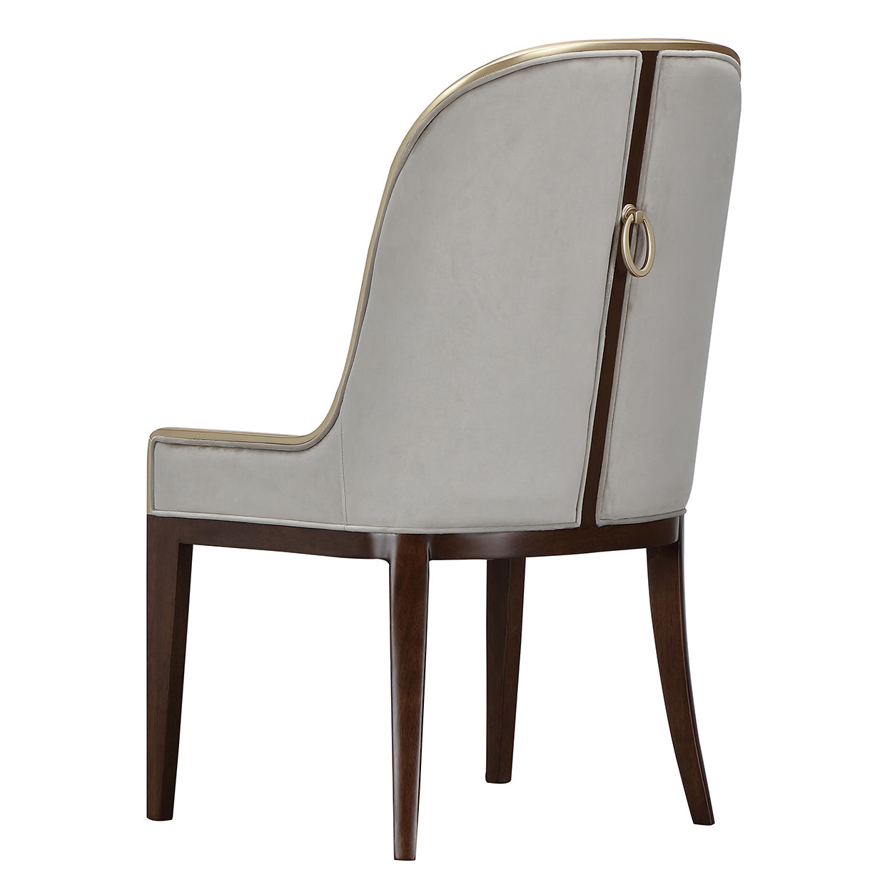 Michael Amini Houston Side Chair - Walnut